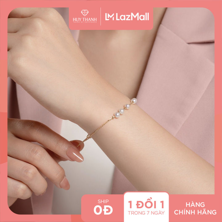 Lắc tay vàng 14k LLF293 Huy Thanh Jewelry