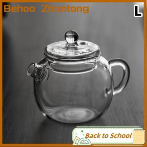 Behoo 150ml 5oz Mini rõ ràng ấm trà cao Borosilicate cho đồ uống nóng ấm trà cho một người sử dụng Kung Fu trà cho nhà văn phòng quán cà phê