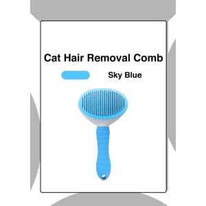 (ReadyStock)Pet Auto Hair Fur Comb/Cat Grooming Hair Removal Comb/Sisir Bulu Sikat Kucing/Brush Deshedding Tool/宠物美容清洁梳子