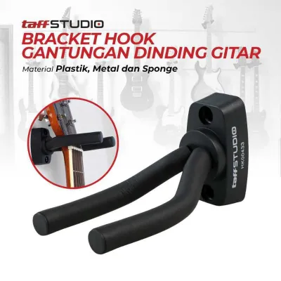 TaffSTUDIO Gantungan Gitar Dinding Guitar Holder Bracket Wall Mount - XG-05