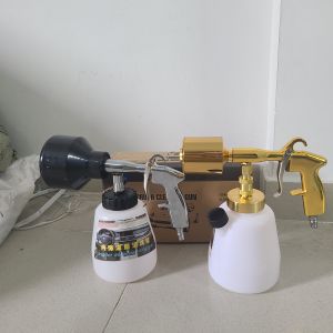 Dụng cụ vệ sinh xịt bọt tuyết VÒI ĐEN- MÀU CAM ĐỒNG