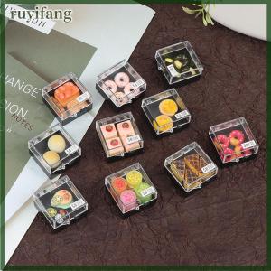 ruyifang 1:12 Dollhouse Miniature Dessert Cake Model Food Scene Model Decor Accessories