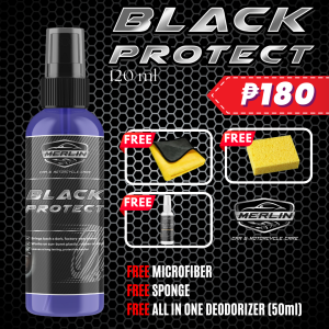 BLACK PROTECT brings back a BLACK factory new sheen CAR and MOTORCYCLE CAREWAXCARMOTORCYCLETILES Merlin Black Protect the ultimate car care product that can bring back the life of your vehicles interior and exterior surfaces.