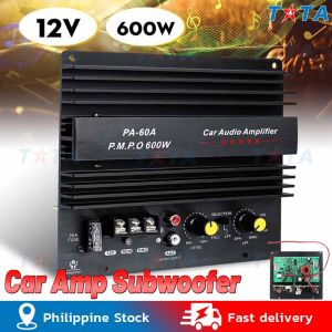 600W 12V High Power Car Amplifier Subwoofer Car Audio Amp Bass Speaker Powerful Bass Subwoofers Mono
