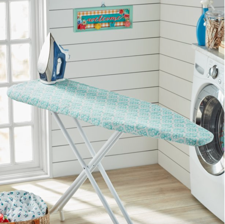 Draps De Lit King The Pioneer Woman - Motif Treillis Bleu-vert, Coton 300 Fils, Neufs