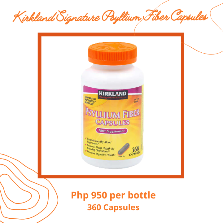 (Exp Date DEC 2024) Kirkland Signature Psyllium Fiber Capsules Lazada PH