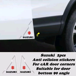 Q-7 2pcs Car door corner transparent anti-collision stickers