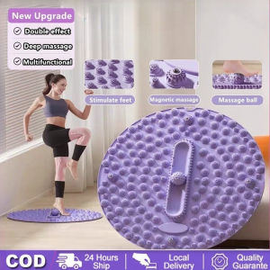 Fascia Ball Foot Massage Mat Acupressure Plate Multifunctional Silicone Foot Pad Foot Massage Mat 单滚轮指压板跑垫脚垫瑜伽垫