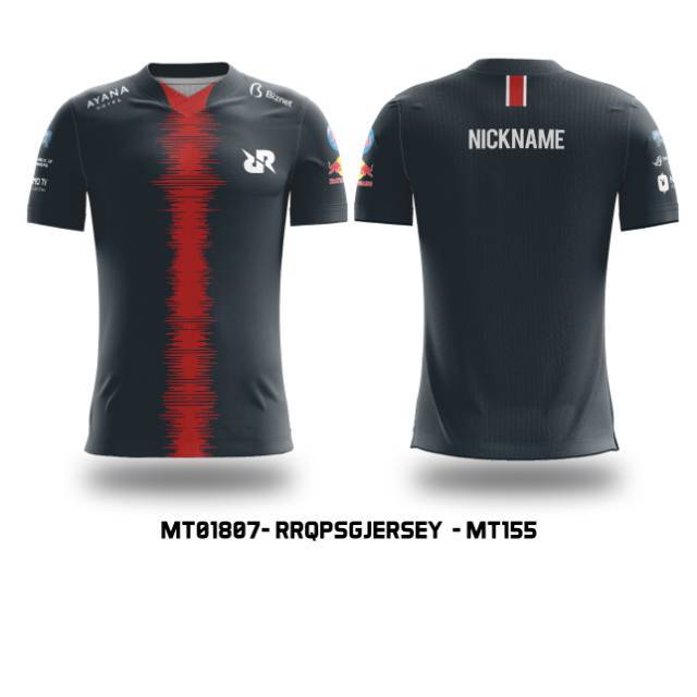 Jersey RRQ PSG MOBILE LEGEND AOV PUBG Call of duty ESPORT GAMING Lazada Indonesia