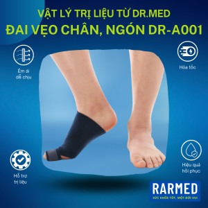 Bao đeo hỗ trợ tật vẹo chân Dr.Med DR-A001 biến dạng ngón ngón chồng lên nhau - 1 Size Trái/Phải