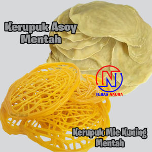 1kg Kerupuk Renyah dan Gurih ( Kerupuk Asoy + Kerupuk Mie Kuning ) Mentah