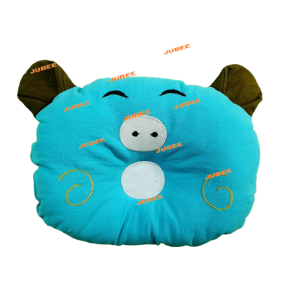 [HCM] Gối nằm lõm cho bé sơ sinh hình thú cưng Cotton Cara bông gòn Microfiber mềm êm