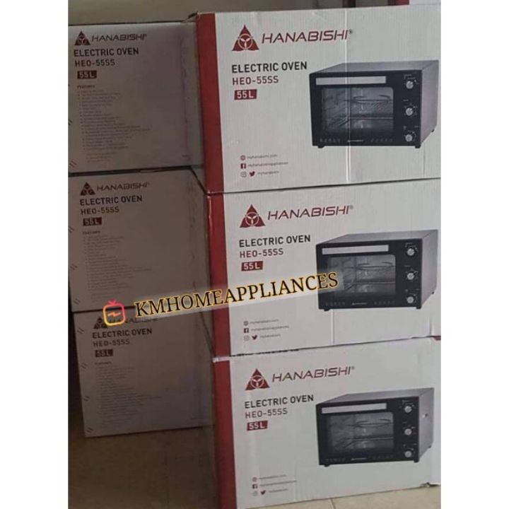 Hanabishi Electric Oven 55L (Convection Function) Lazada PH