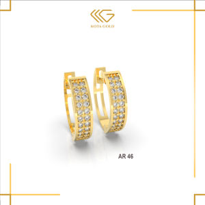 ANTING KLIP EMAS KADAR 300 (6 KARAT ) DAN 375 (8 KARAT ) MODEL UKURAN BESAR AR 43 AR 46