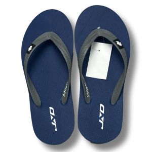 JND - Sandal Jepit Hawaii Anak-Dewasa Kombinasi Navy/Abu