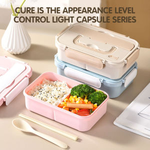 1000ml Kids Microwave Lunch Box Portable Bento Box Kitchen Plastic Food Container Lunch Box Plastic Sealed Lunch Box