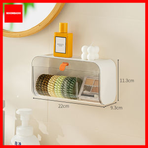 Bathroom Sanitary Makeup Napkins Cotton Pad Organizer Feminine Pad Liner Wall Storage Holder
