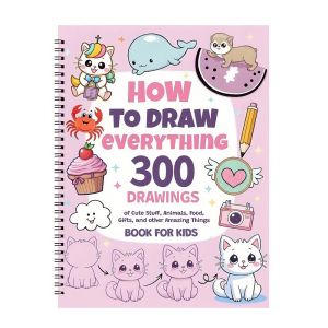 ANQII ง่ายต่อการติดตาม หนังสือการเรียนรู้การวาดภาพสำหรับเด็ก 300 รูปแบบ วิธีการวาดภาพ หนังสือกราฟฟิตี้สำหรับผู้เริ่มต้น สร้างสรรค์ ขั้นตอนทีละขั้นตอน สมุดวาดภาพง่ายๆ ภาพประกอบ