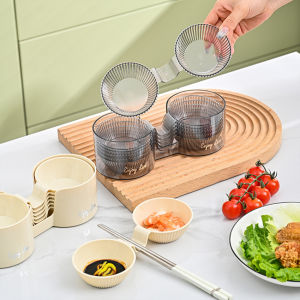 Bbala Roast Meat Vinegar Dish Soy Sauce Seasoning Household Pickle Small Dish Tableware Set Flavor Dish Dipping Dish