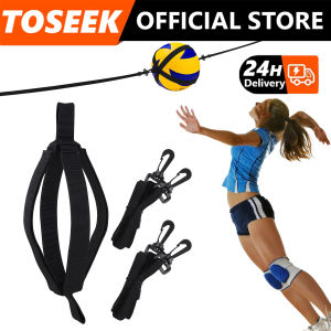 TOSEEK Adjustable Volleyball Training Aids Equipment Combo Volleyball Spike Hitting Serving Trainer Elastic Volleyball Training Belt Pass & Wicked-Fast Arm Speed for Beginners Experts