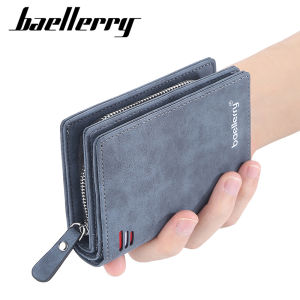 Baellerry New Men Wallets High Quality Brand Card Holder Short Male Purses Zipper Coin Pocket Large Capacity Mens Wallet2026