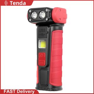 [Tenda] Rechargeable Flashlight Pocket Flashlight Maintenance Light for Work and Outdoor
