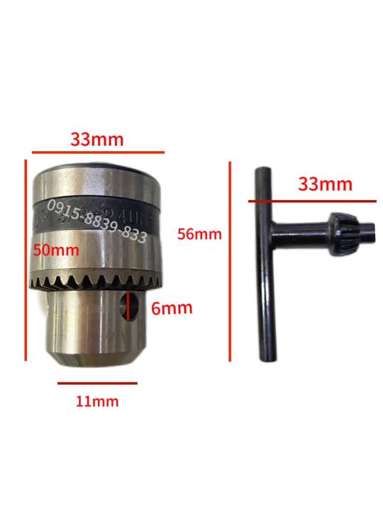 Mandrin Autoserrant 0.8-10mm 3/8-24UNF Avec Adaptateur Hex 1/4" - Outil Pro Pour Perceuse