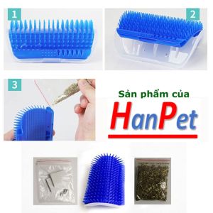 Bàn gãi ngứa cho mèo Orgo gắn tường Kiêm Dụng cụ chải lông cho mèo