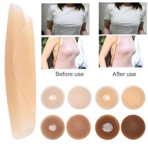 TRADER กลม แปะหน้าอก เหนียวขนาดใหญ่ กาว ที่ครอบหัวนม เต้านม สตรีซิลิโคน pasties จุกนม