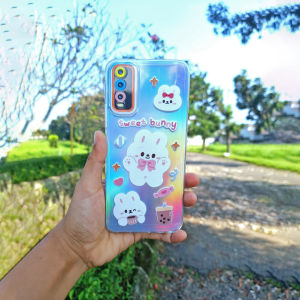 Case Hologram Fashion ( SWEET BEAR ) REDMI NOTE 13 4G NOTE 13 5G NOTE 13 PRO 5G A1 A2 Casing Hologram Aurora DUNIA JAYA ACC