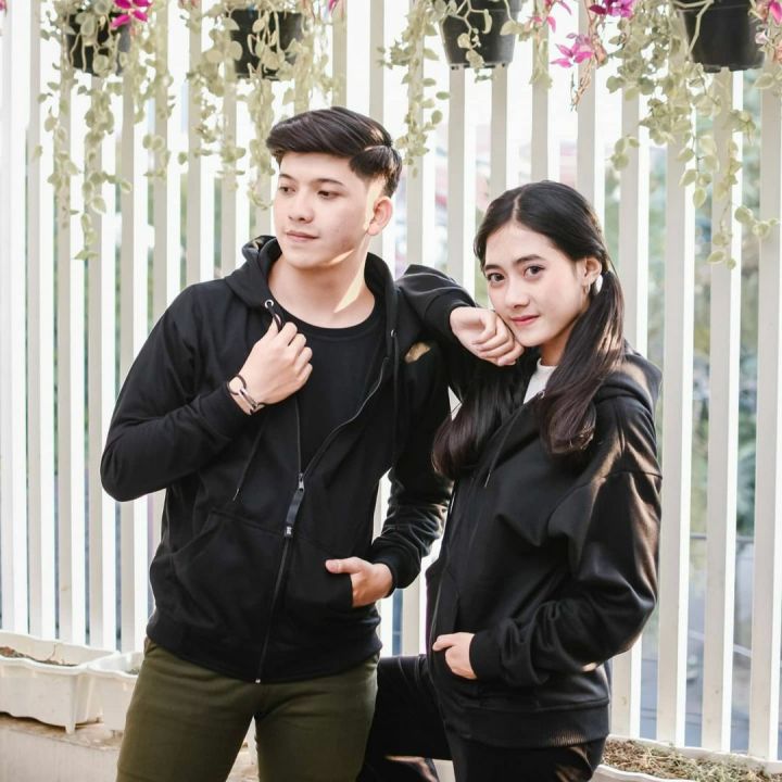 Jaket hoodie outlet couple polos