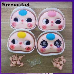 【Greenwind】 1ชุดอุปกรณ์ DIY ตุ๊กตาสำหรับเด็กทารกสามของเล่นแบบสุ่มขนาด5.5ซม. 10ซม.