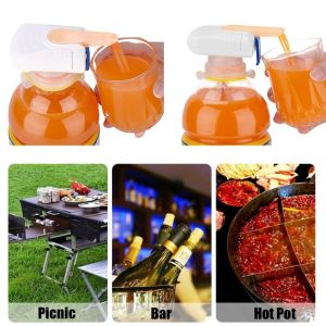 CMIEN7 Fully Automatic Magic Faucet Portable Spill-Proof Magic Tap Straw Vending Machine ABS Material Automatic Beverage Straw Kitchen Use