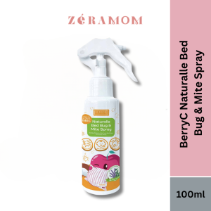 ZÉRA Mom - BerryC Naturalle Bed Bug & Mite Spray Non Toxic Anti Bacterial Safe Multipurpose Spray 100ml