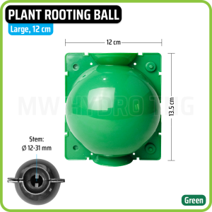 Plant Rooting Ball / Air Layering Propagation Box Size L 12 cm | Alat Bola Cangkok / Kotak Propagasi Stek Tanaman