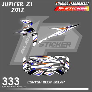 JUPITER Z1 2012 (COD) STIKER STRIPING MOTOR YAMAHA JUPITER Z1 HOLOGRAM DAN TRANSPARAN