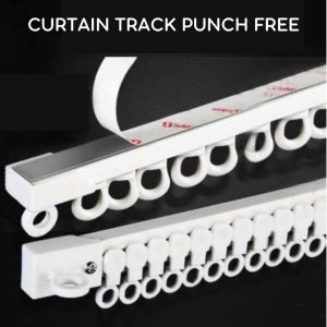 Accessories Curtain Track Curtain Ring Above Curtain Ring Beside End HookTrack Connector