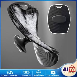Soft Silicone Brush Cleanser Manual Body Cleansing Scrubber Shower Gentle Exfoliating Massage Bath Brush For Men