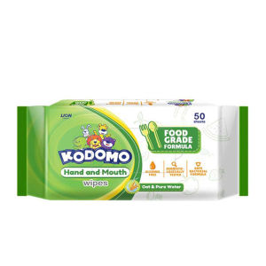 KODOMO Baby Wipes | Tisu Basah Bayi Blue Aloe Vera | Pink Rice Milk 50S | Alcohol Free | Anti Bacteria | FUFUMISE