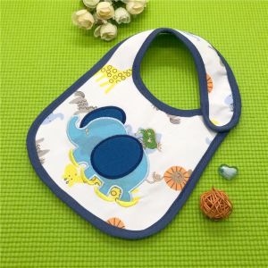 Babyonline(R020)I4-5 ผ้ากันเปื้อนกันน้ำผ้าซับน้ำลายลายสัตว์สุดน่ารัก