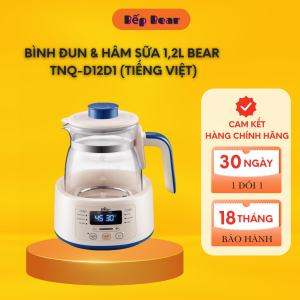Máy Hâm Sữa Tiệt Trùng Bear Đa Năng Hâm Thức Ăn - Rã Đông - Tiệt Trùng BẢN TIẾNG VIỆT BW-4H03M - Chính hãng Bảo hành 18 Tháng