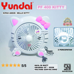 Kipas angin duduk karakter Hello kitty 10 inch