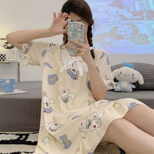 Đầm  Ngủ Thun Sữa Cotton Siêu Dễ Thương