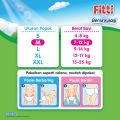 FITTI Pants M32 - Karton Isi 3 pack [Exclusive Online] | 7-12 kg | isi 96 pcs | Popok Bayi Tipe Celana dari UNICHARM. 