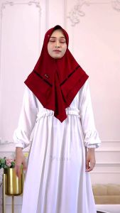 Yessana Hijab Bergo Syakila Jilbab Jersey COD ✔️