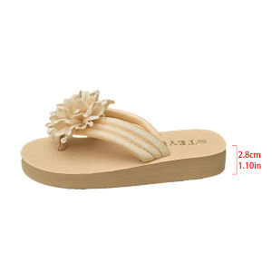 [Free Shipping] WomenS Summer Outdoor Fashion Wedge Heel Casual Flip-Flops 2026 Wedge Heel Thick-Soled Beach Vacation Sandals