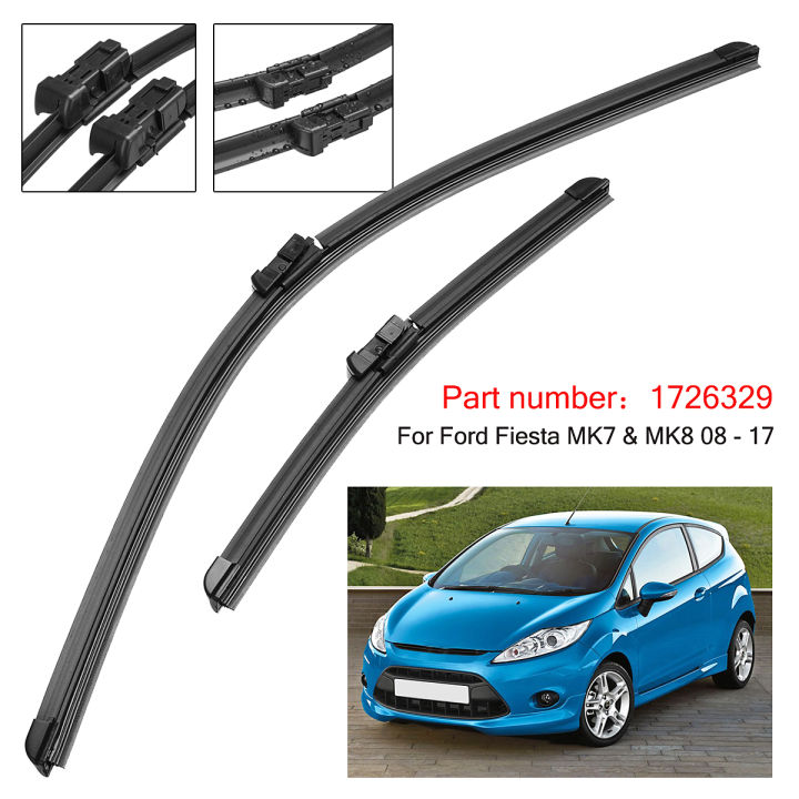 Car Wiper Blade For Ford Fiesta MK7 MK8 24"+14" 20082017 Front Window