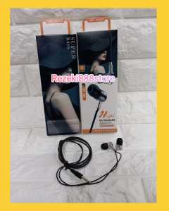 Headset Transparan HT-06 handsfree Stereo Headphone Super Bass Hi-Fi Extra Bass ht06
