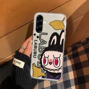 Phone Casing for Samsung A18 A08 A07s A57 A37 A27 A17 A07 LTE A56 A36 A26 5G New 2026 Cute Cartoon Labubu Pattern Clear Rubber Soft Case for Galaxy A27 A37 A57 5G Phone Cover