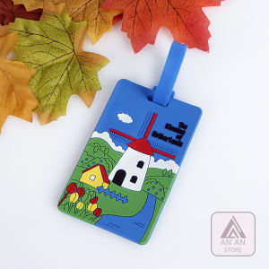 Thẻ Tên Treo Hành Lý Vali Du Lịch Name Tag Có Hình Dễ Thương
